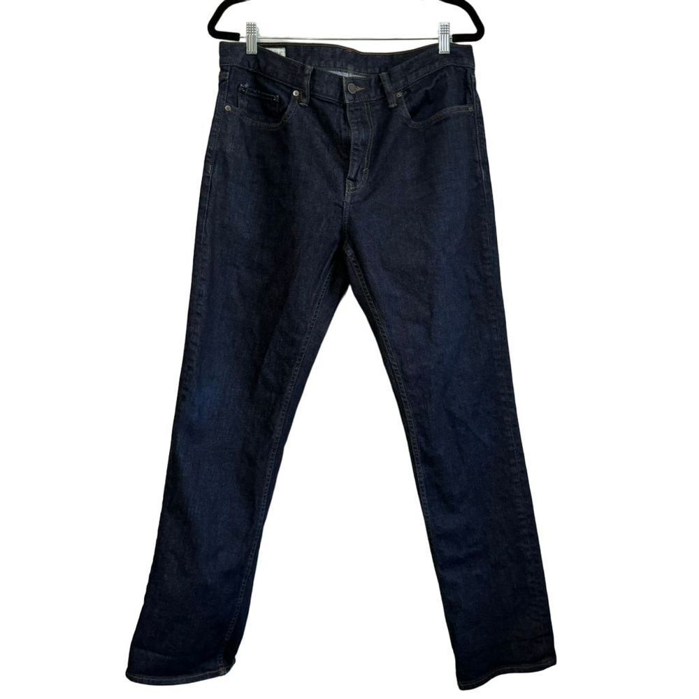 Banana Republic Men's Slim Fit Jeans‎ Denim Blue Size 34 W Inseam 32 L Dark Wash